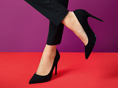 Ladies heel leather half sole